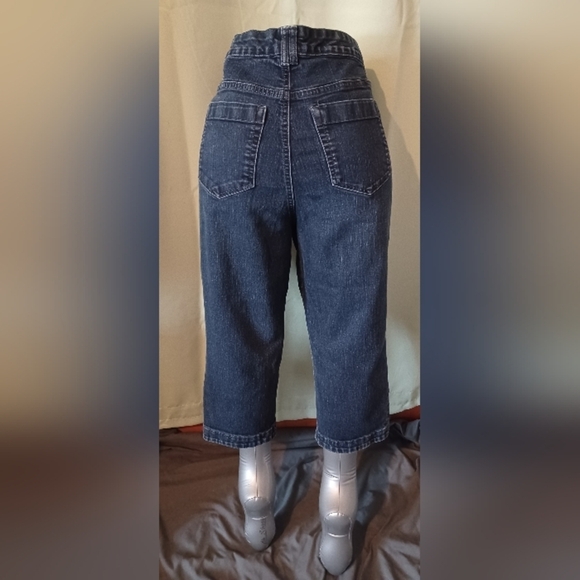 Style & Co. Blue Cropped Ankle Jeans - Picture 2 of 7